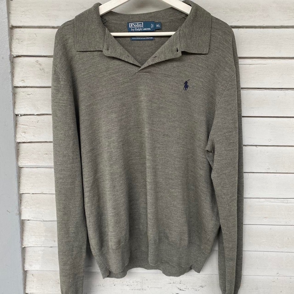 Natural Polo Sweater